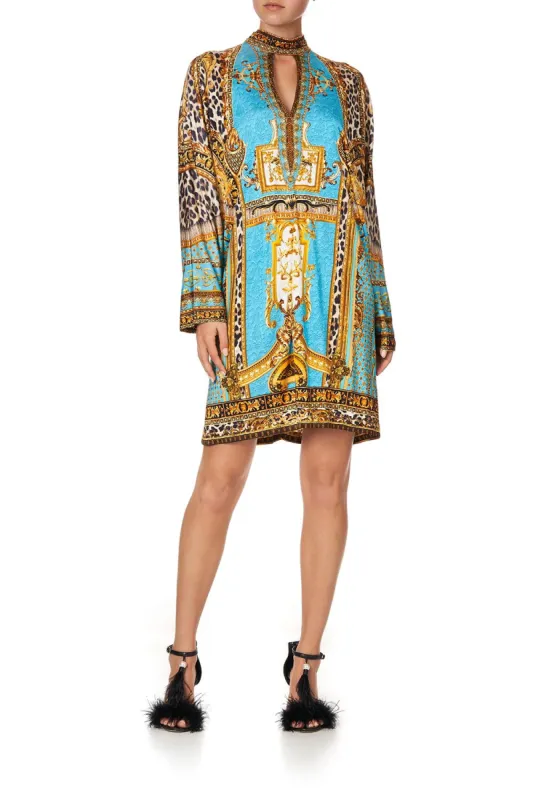 BAT WING DRESS DRIPPING IN DECADENCE sold by Camilla