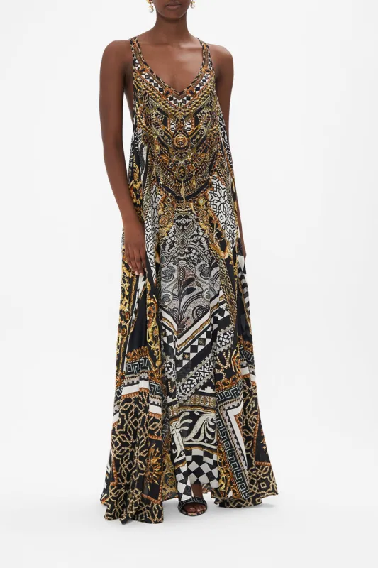 V NECK RACERBACK DRESS LOOK UP TESORO sold by Camilla