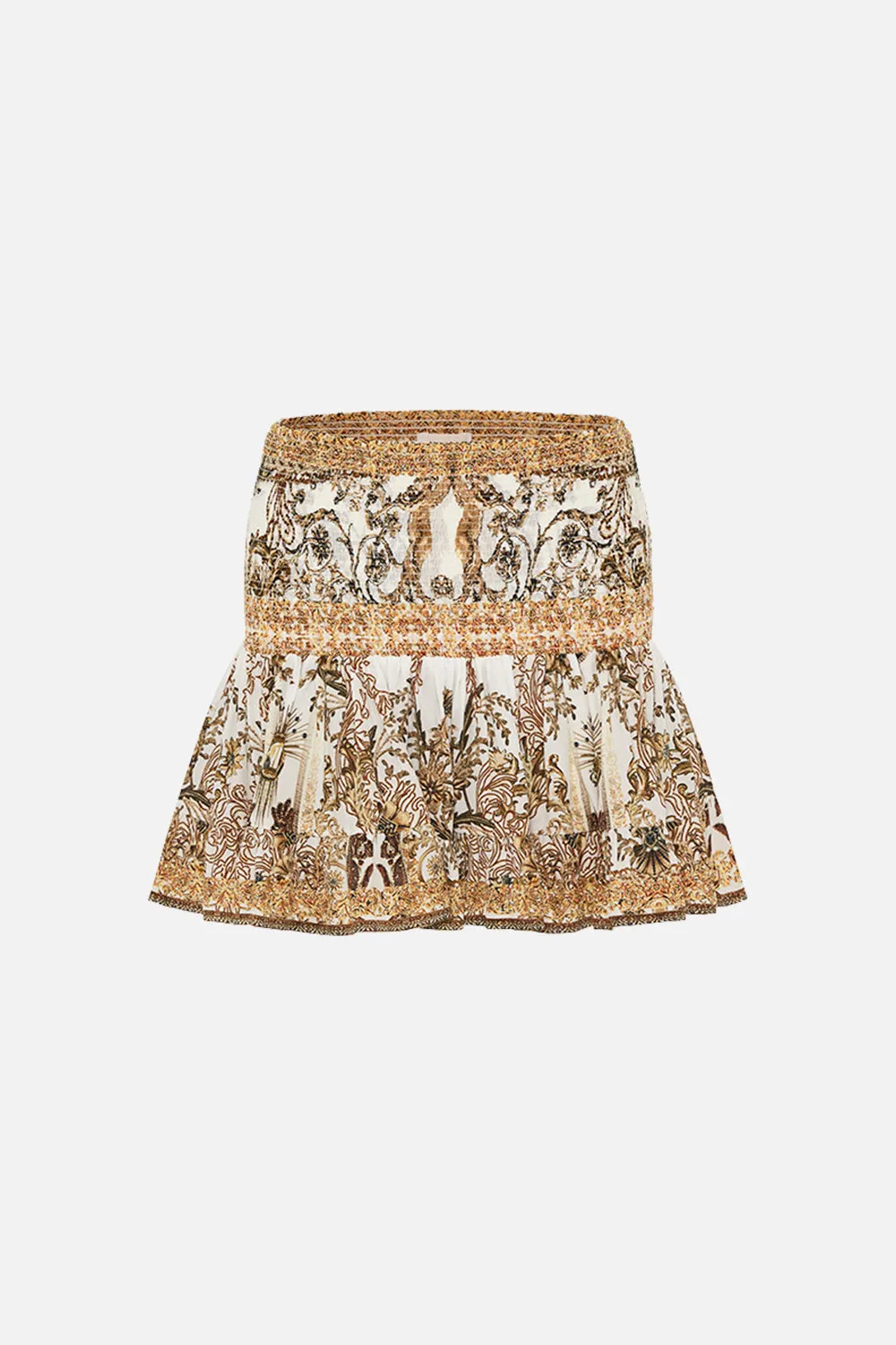 SHORT SHIRRED SKIRT ROAD TO RICHESSE sold by Camilla product image thumbnail 3
