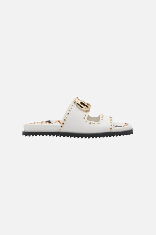 LUCIA CF BUCKLE SANDAL SEA CHARM sold by Camilla