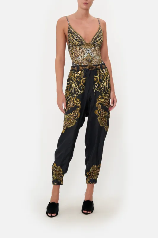 DROP CROTCH TRACK PANT SHADOWS OF ARMADA LOUNGE sold by Camilla