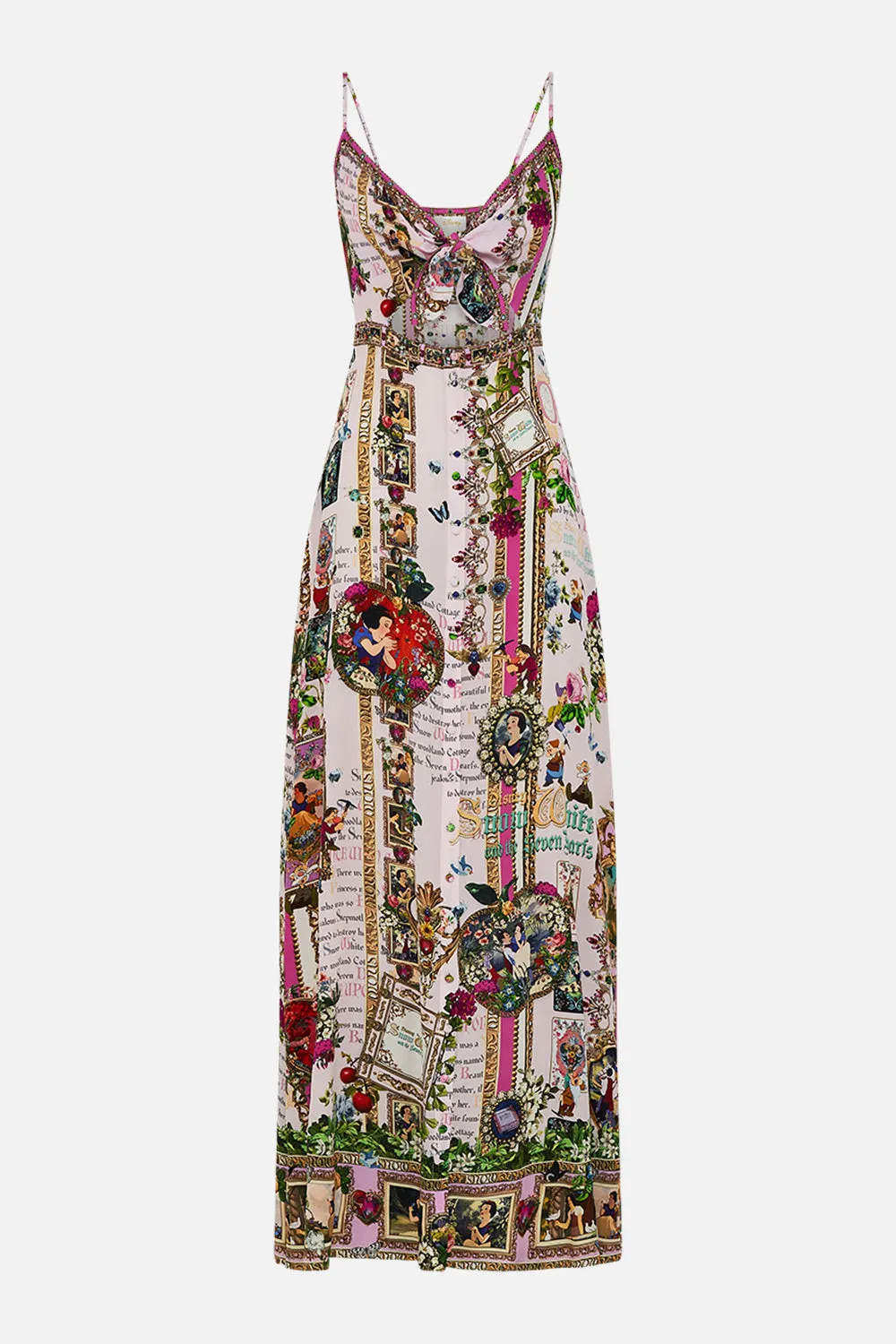 TIE FRONT CUT OUT MAXI DRESS MY SWEET SNOW WHITE sold by Camilla product image thumbnail 3