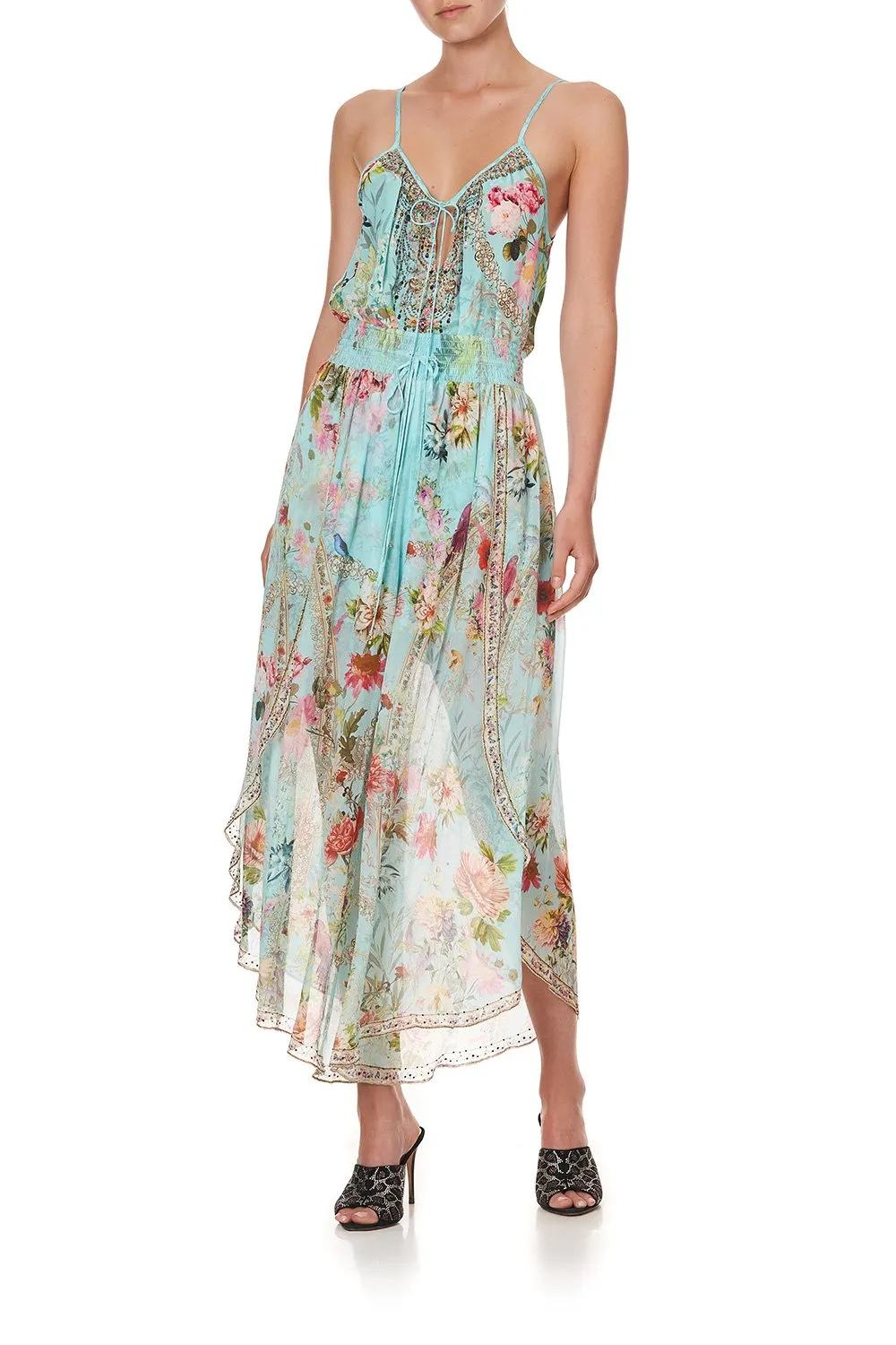 CURVED HEM PANT A ROYAL STITCH UP sold by Camilla product image thumbnail 4