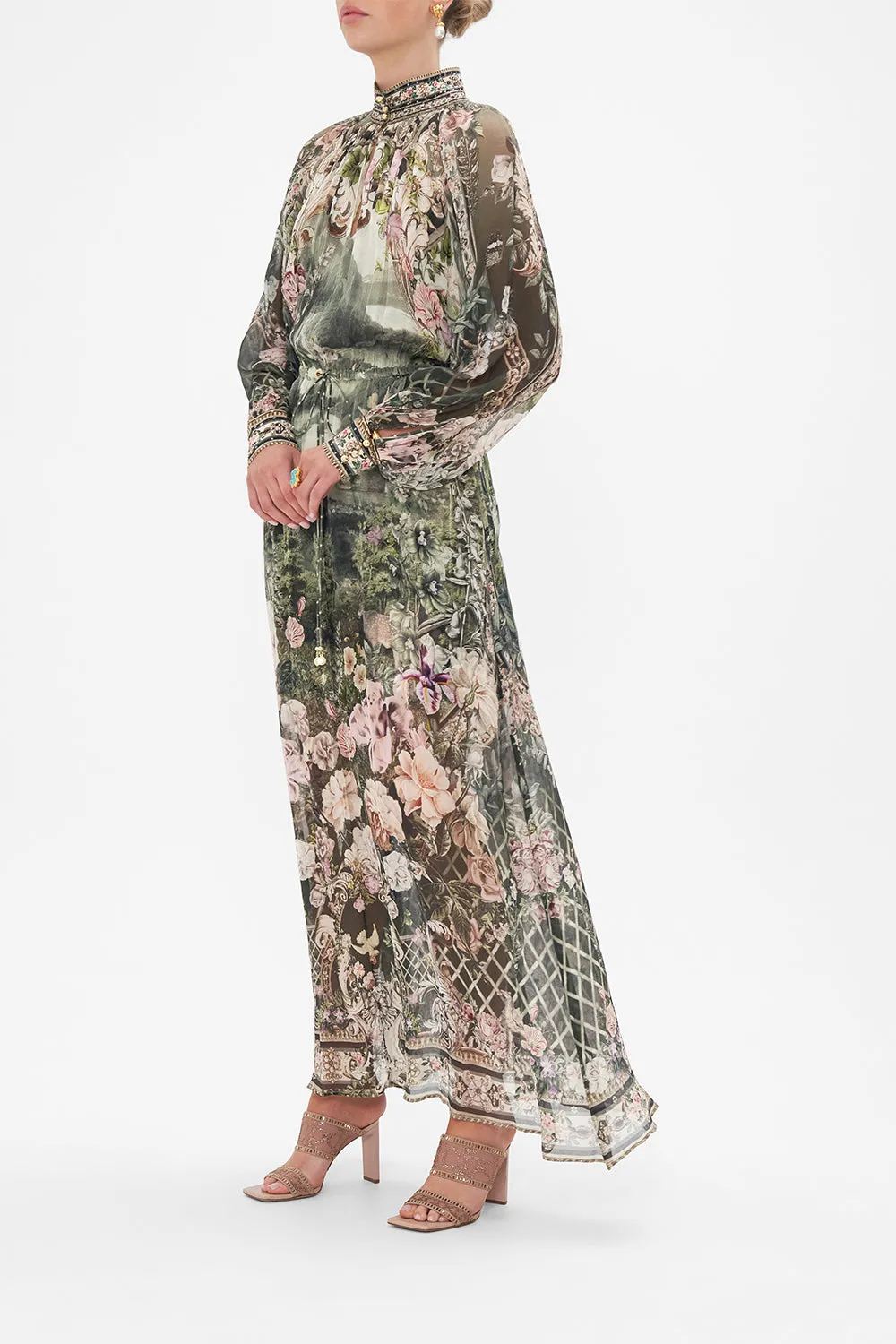 LONG SLEEVE DRESS WITH COLLAR GARDEN OF GOOD FORTUNE sold by Camilla product image thumbnail 4