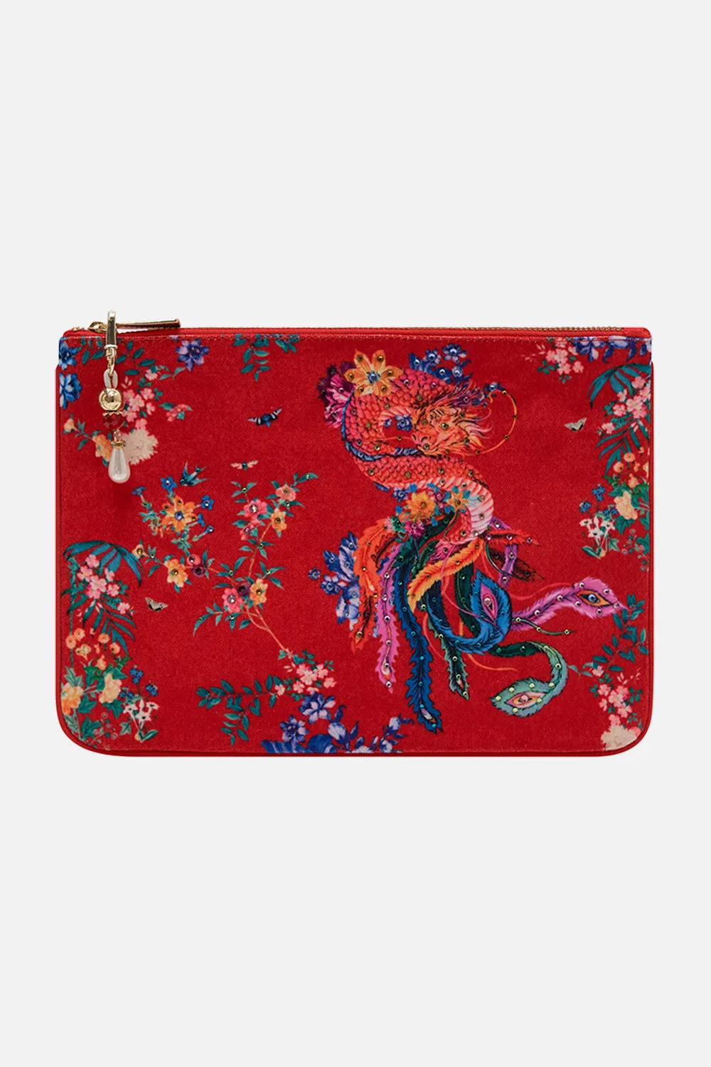 SMALL CANVAS CLUTCH THE SUMMER PALACE sold by Camilla