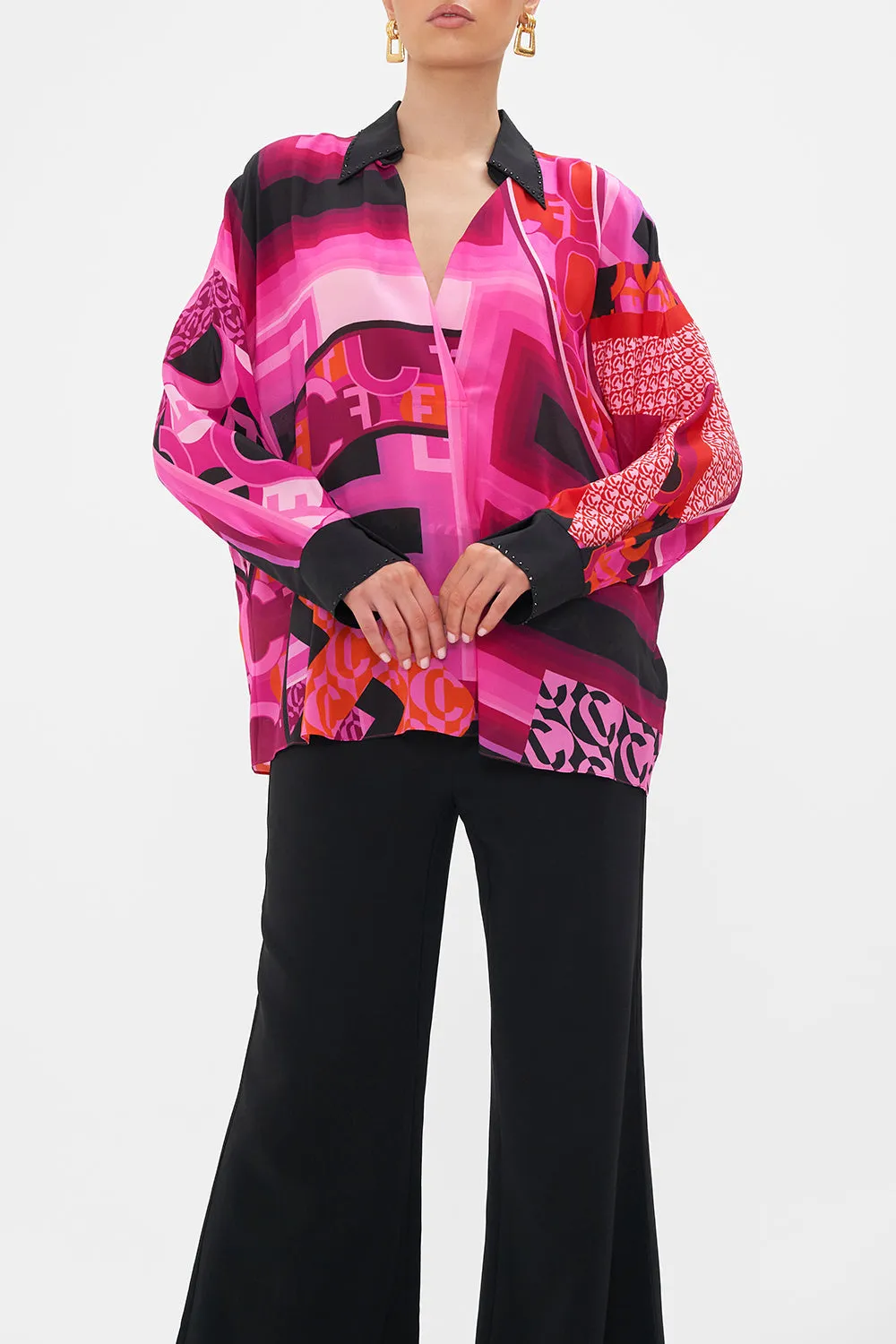 WING COLLAR BLOUSE CIAO PALAZZO sold by Camilla product image thumbnail 5