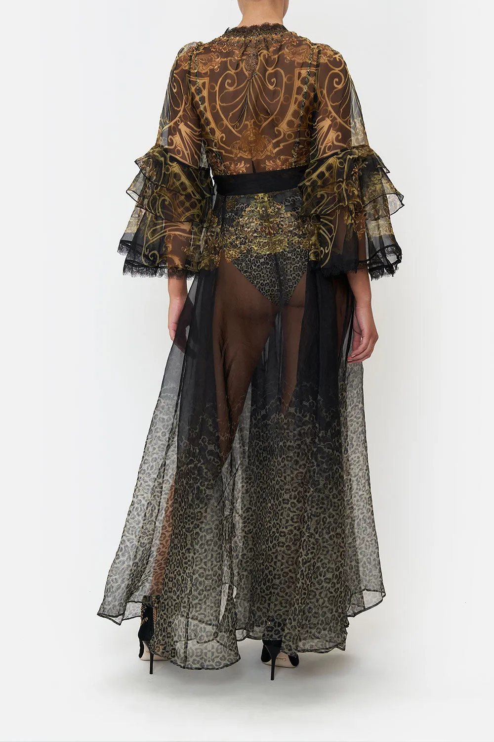 WRAP DRESS WRAP RUFFLE SLEEVE SHADOWS OF ARMADA sold by Camilla product image thumbnail 2