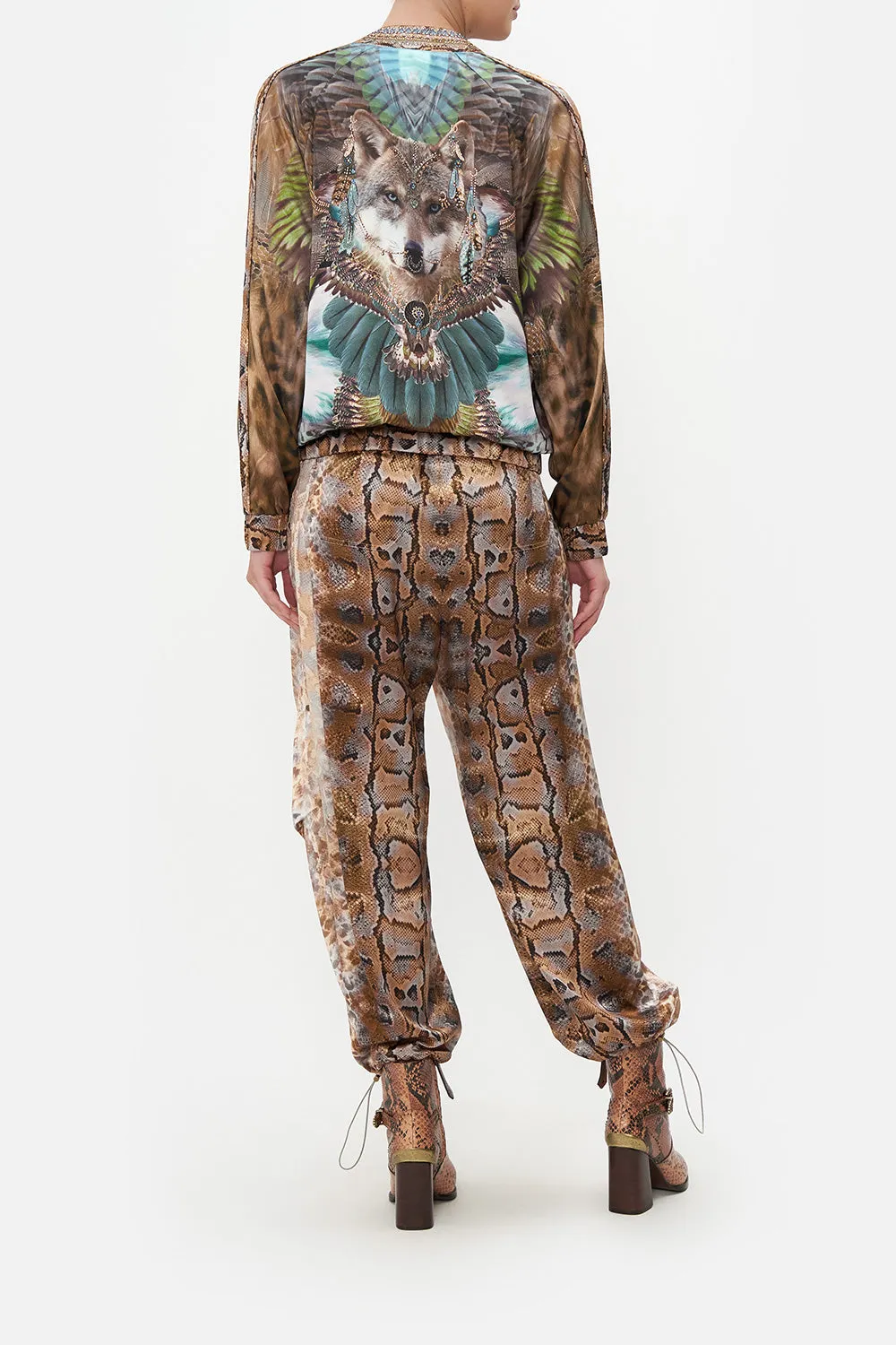 ENCASED ELASTIC RAGLAN BOMBER CALL OF THE FALCON sold by Camilla product image thumbnail 2