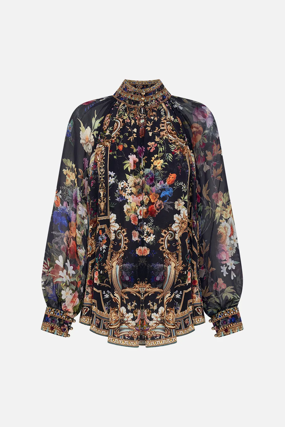 RAGLAN BUTTON UP SHIRT PLAY YOUR CARDS RIGHT sold by Camilla product image thumbnail 3