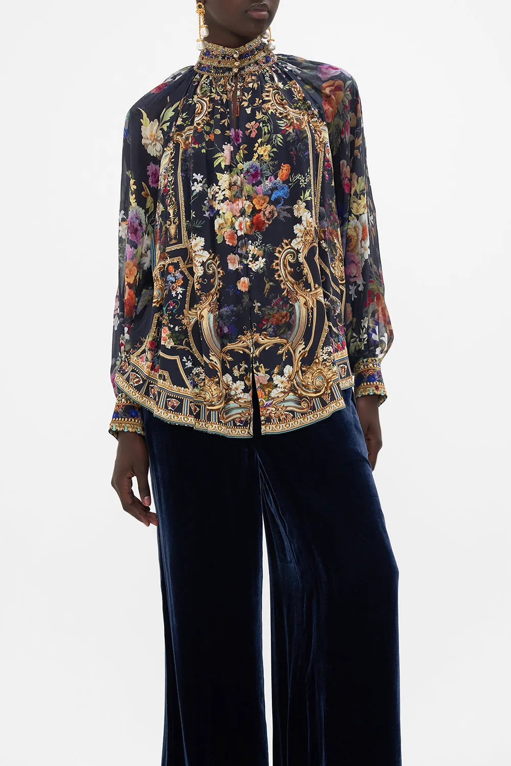 RAGLAN BUTTON UP SHIRT PLAY YOUR CARDS RIGHT sold by Camilla product image thumbnail 5