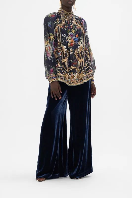 RAGLAN BUTTON UP SHIRT PLAY YOUR CARDS RIGHT sold by Camilla