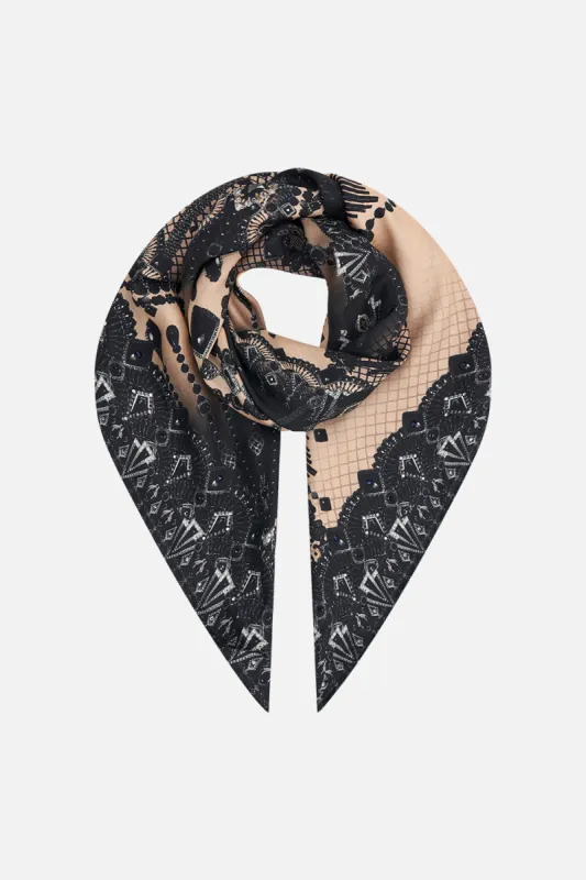 LARGE SQUARE SCARF CURTAIN CALL CHAOS sold by Camilla