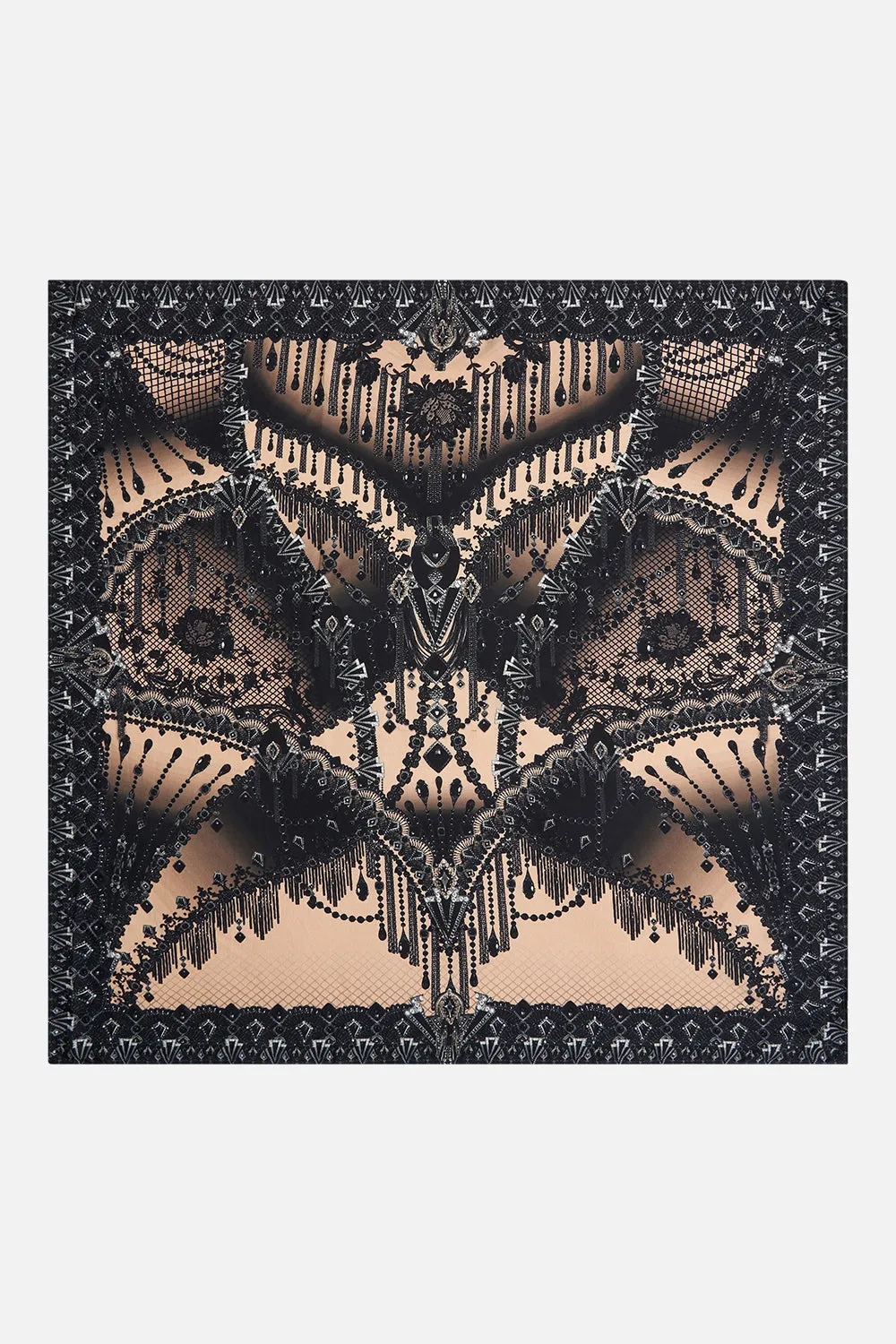 LARGE SQUARE SCARF CURTAIN CALL CHAOS sold by Camilla product image thumbnail 2