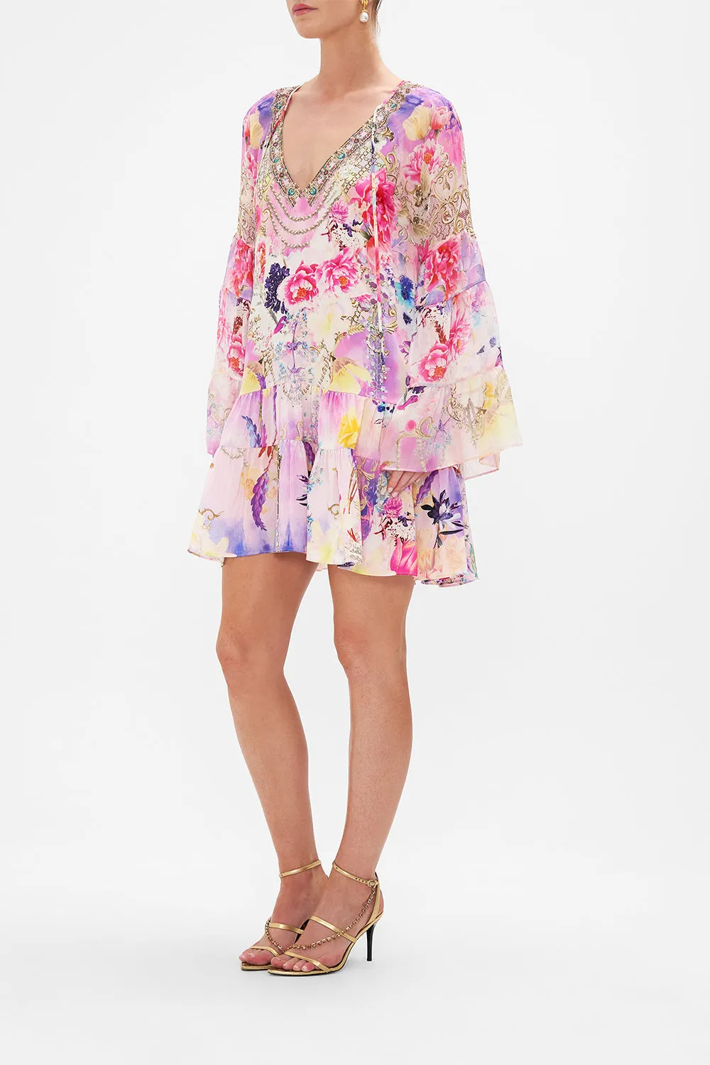 A-LINE GATHERED PANEL DRESS SONIC SYMPHONIES sold by Camilla product image thumbnail 4