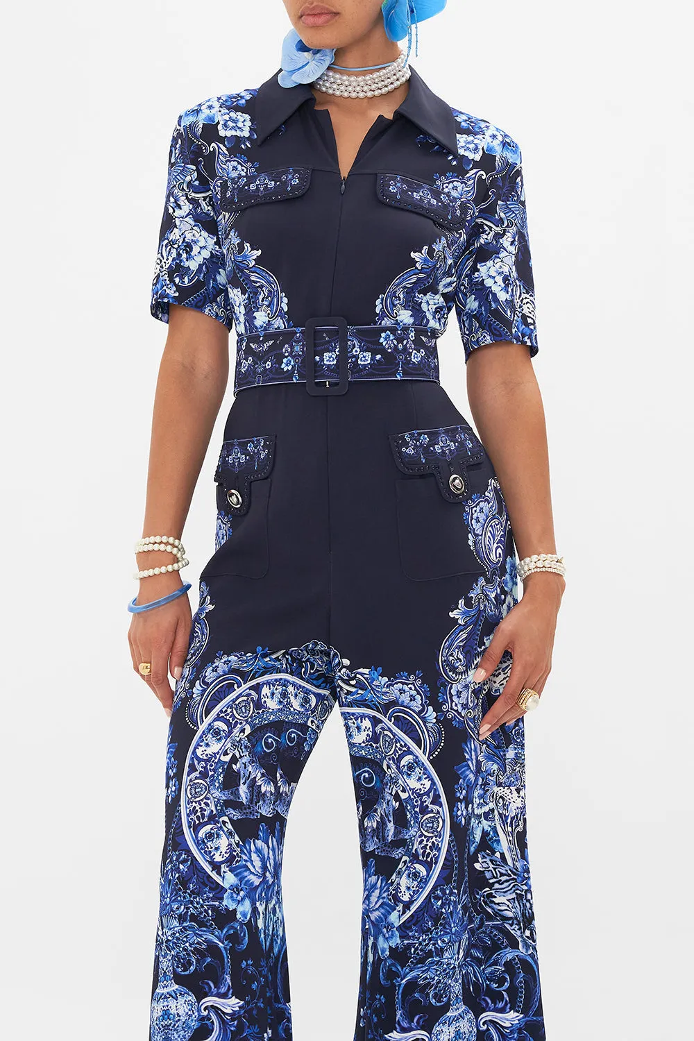 POCKET JUMPSUIT DELFT DYNASTY sold by Camilla product image thumbnail 5