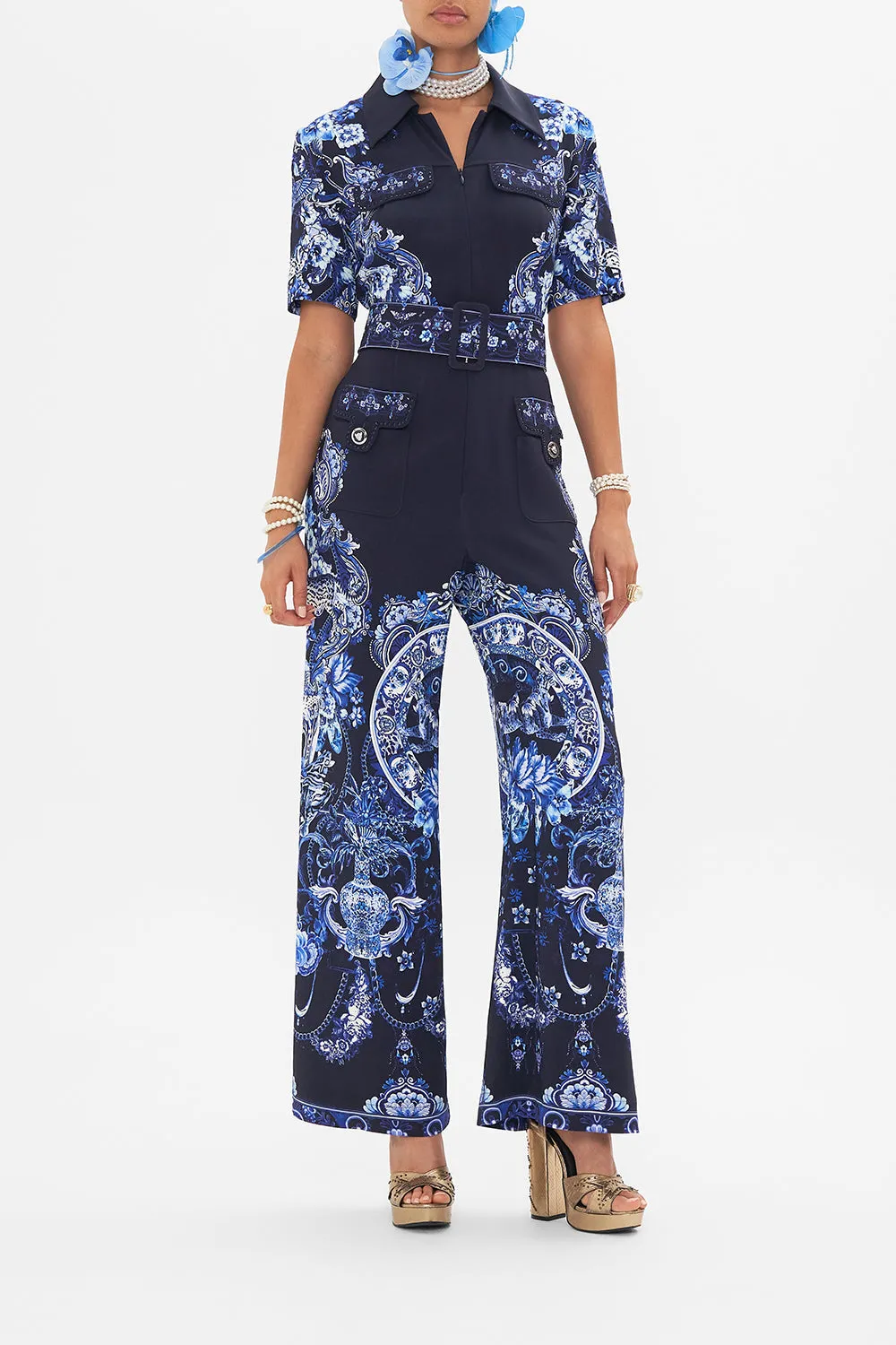POCKET JUMPSUIT DELFT DYNASTY sold by Camilla