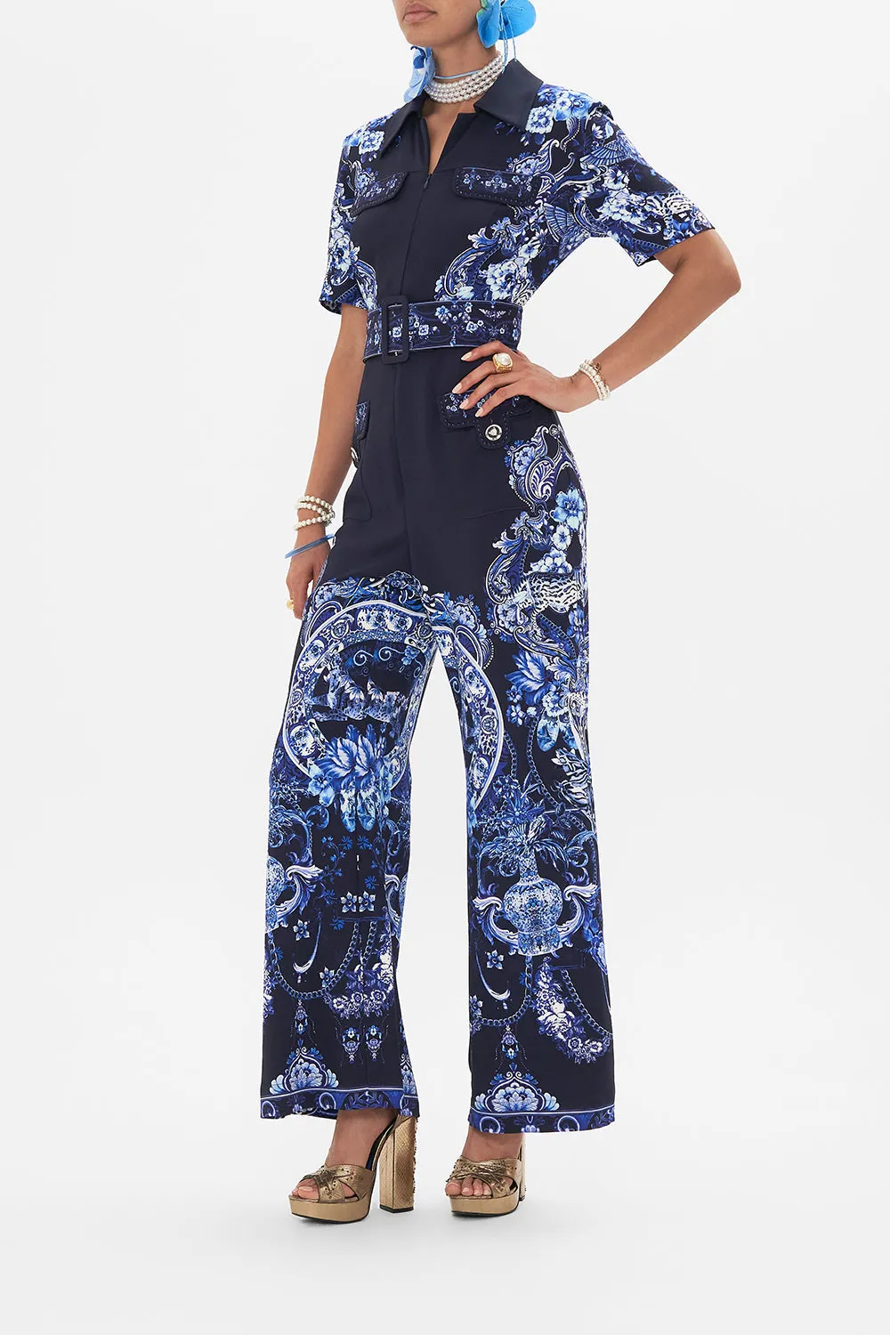 POCKET JUMPSUIT DELFT DYNASTY sold by Camilla product image thumbnail 4