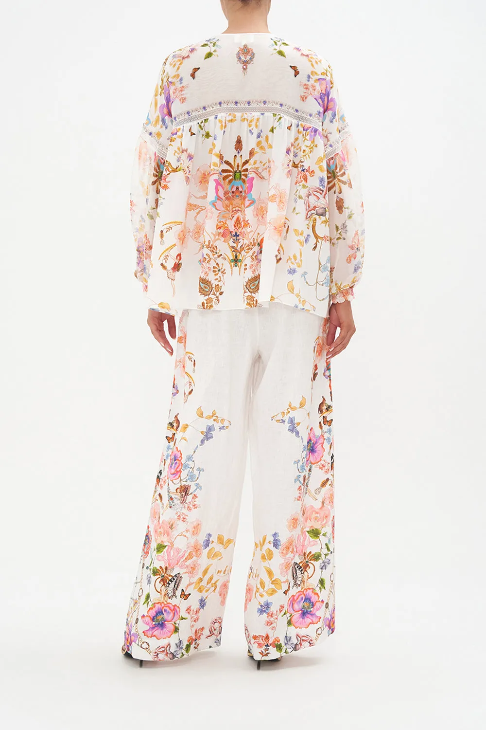 BLOUSON BLOUSE WITH NECK TIE SPIDER GIRL sold by Camilla product image thumbnail 2