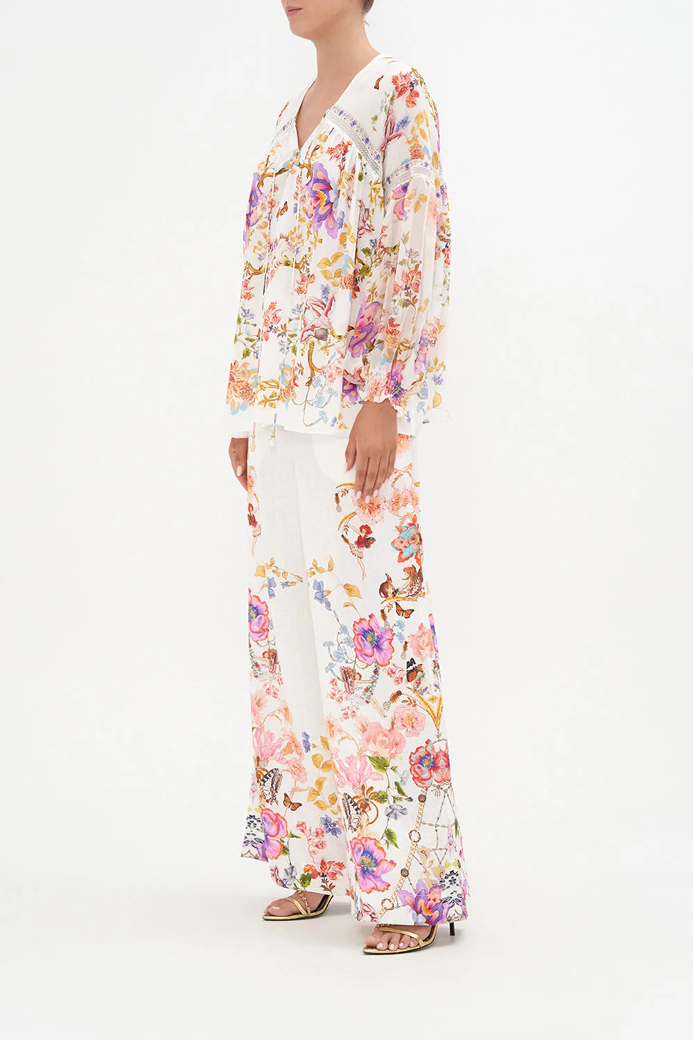 BLOUSON BLOUSE WITH NECK TIE SPIDER GIRL sold by Camilla product image thumbnail 4