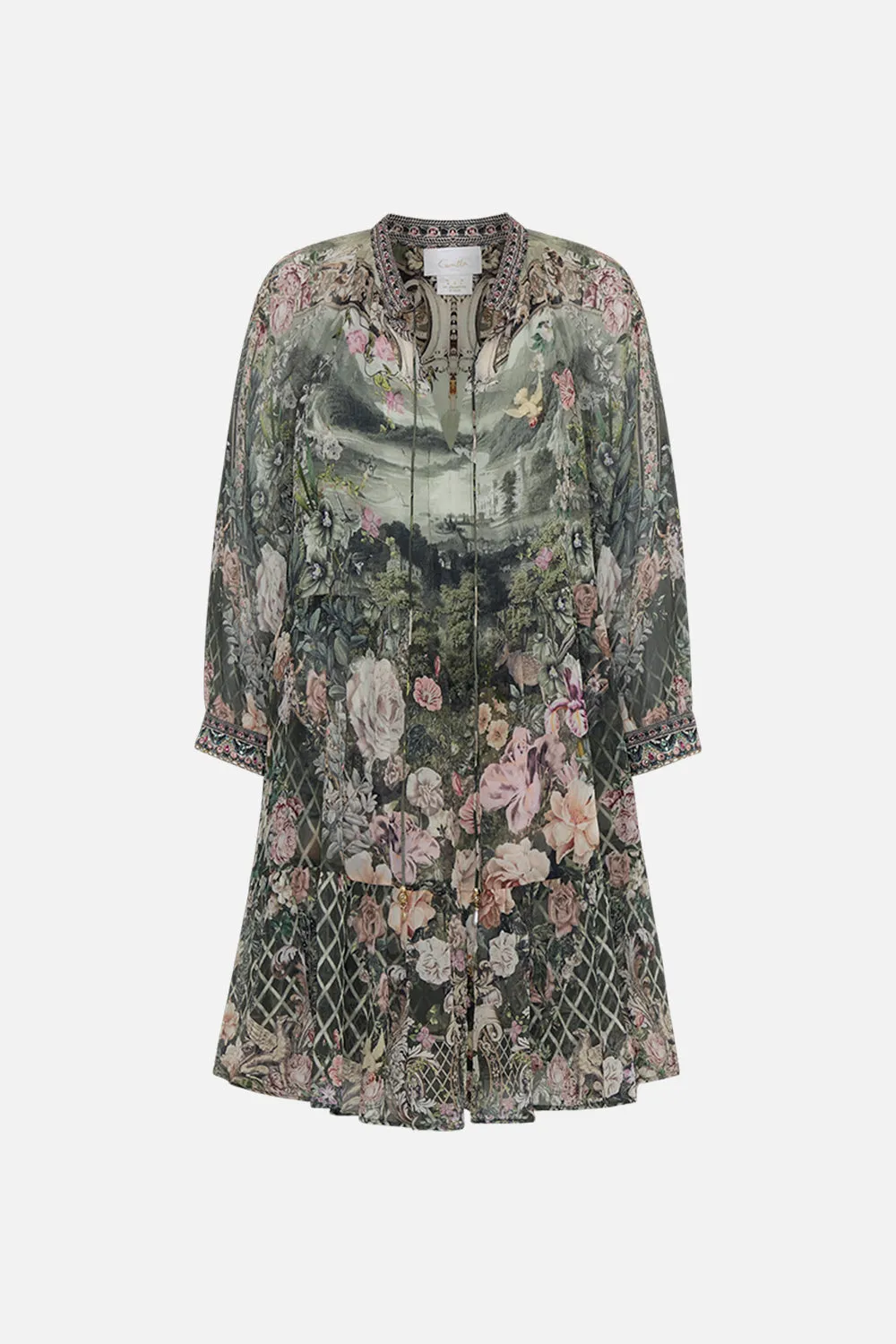 SHORT GATHERED PANEL DRESS GARDEN OF GOOD FORTUNE sold by Camilla product image thumbnail 3