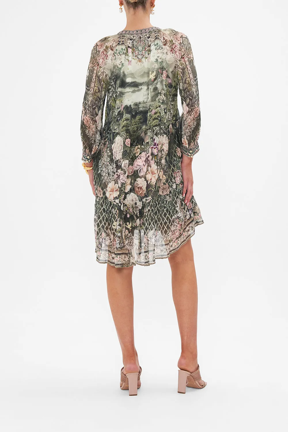 SHORT GATHERED PANEL DRESS GARDEN OF GOOD FORTUNE sold by Camilla product image thumbnail 2