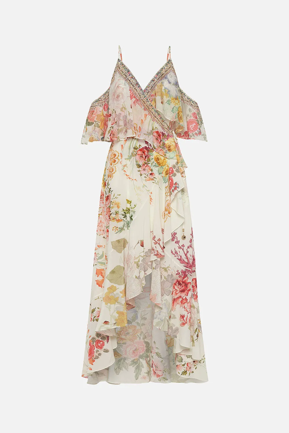 RUFFLE OVERLAYER WRAP DRESS ROMANTIC RITES sold by Camilla product image thumbnail 3