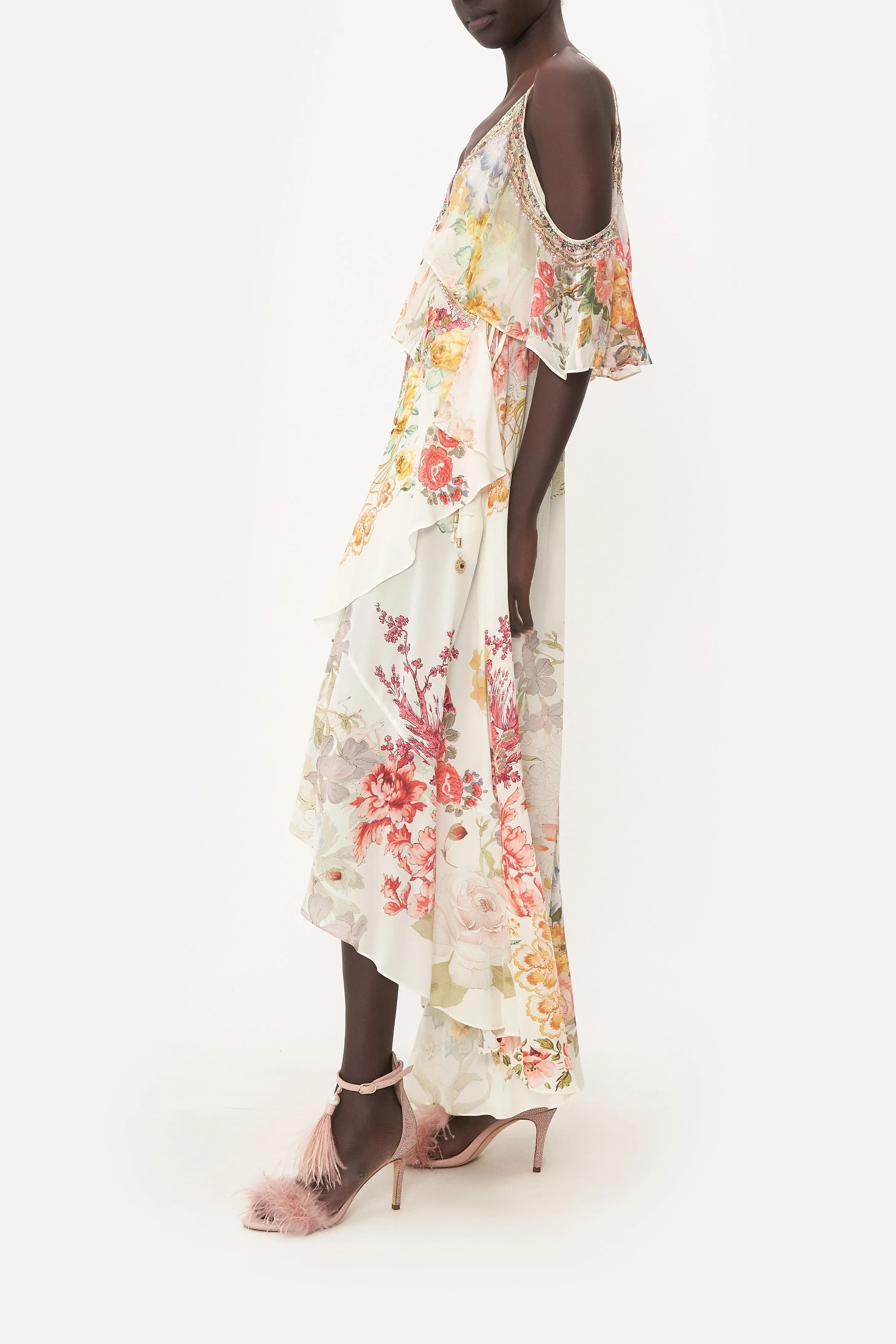 RUFFLE OVERLAYER WRAP DRESS ROMANTIC RITES sold by Camilla product image thumbnail 4