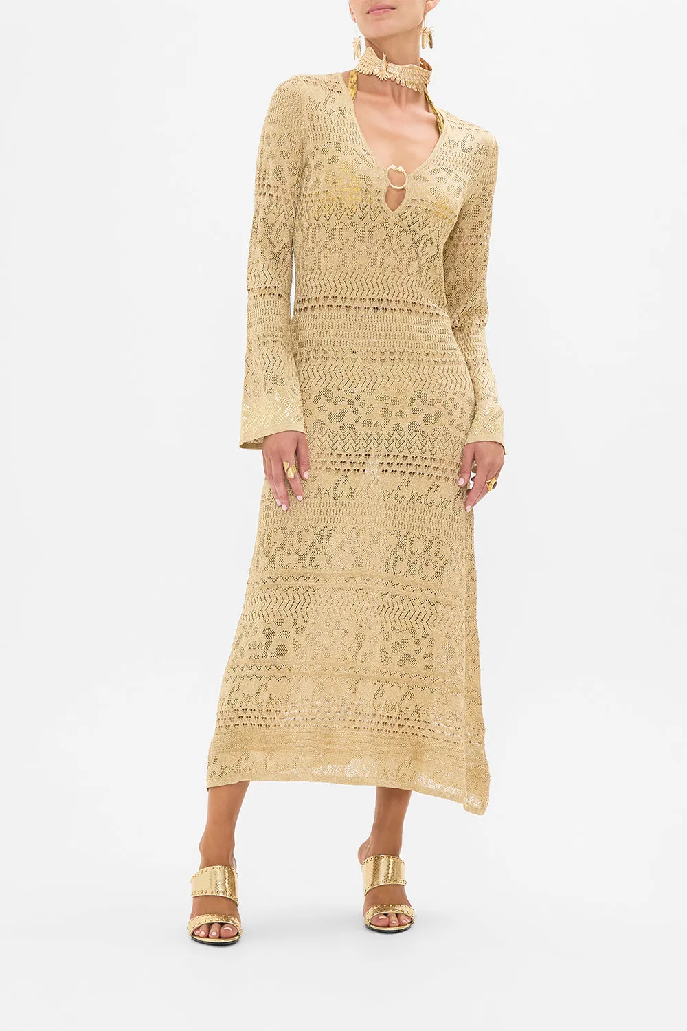 HARDWARE DETAIL KNIT DRESS VALLEY OF THE KINGS sold by Camilla