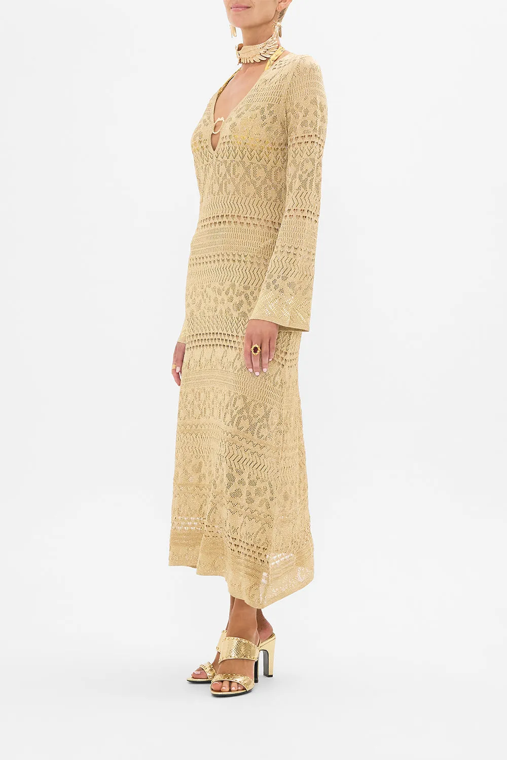 HARDWARE DETAIL KNIT DRESS VALLEY OF THE KINGS sold by Camilla product image thumbnail 4