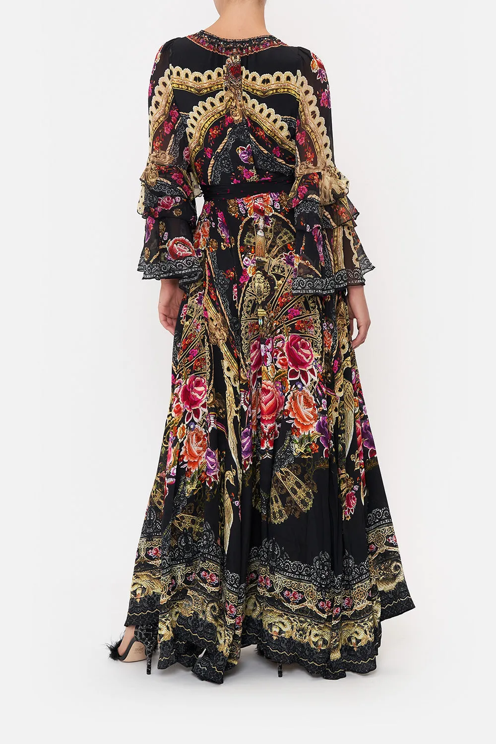 WRAP DRESS WITH RUFFLE SLEEVE DANCE WITH DUENDE sold by Camilla product image thumbnail 2