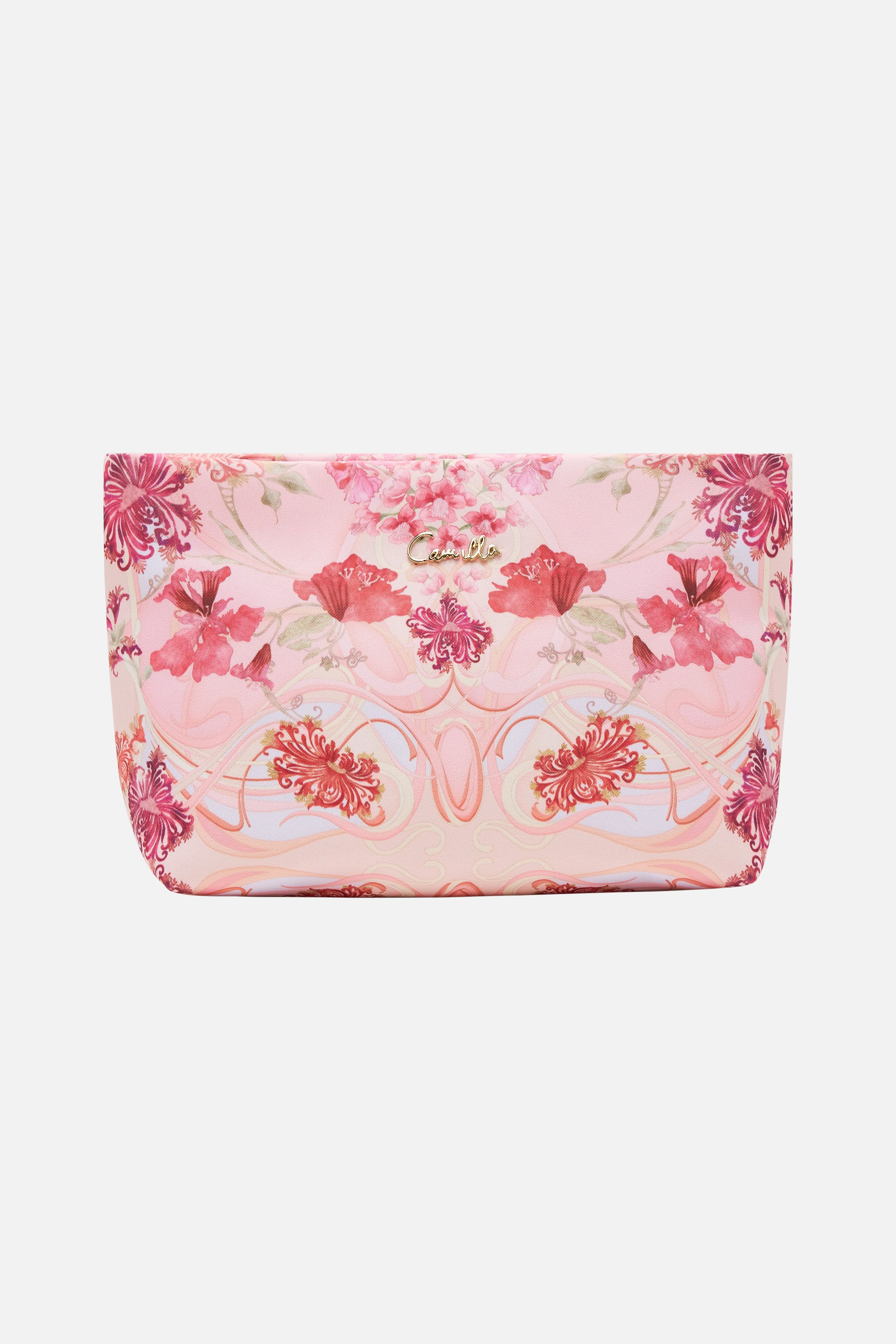 SMALL MAKEUP CLUTCH BLOSSOMS AND BRUSHSTROKES sold by Camilla