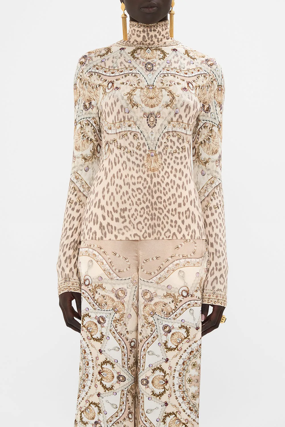 JERSEY TURTLENECK GROTTO GODDESS sold by Camilla product image thumbnail 5