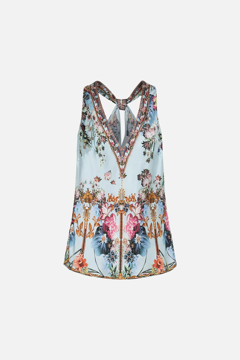 V NECK TOP WITH KNOT BACK LETTERS TO LEO sold by Camilla product image thumbnail 3