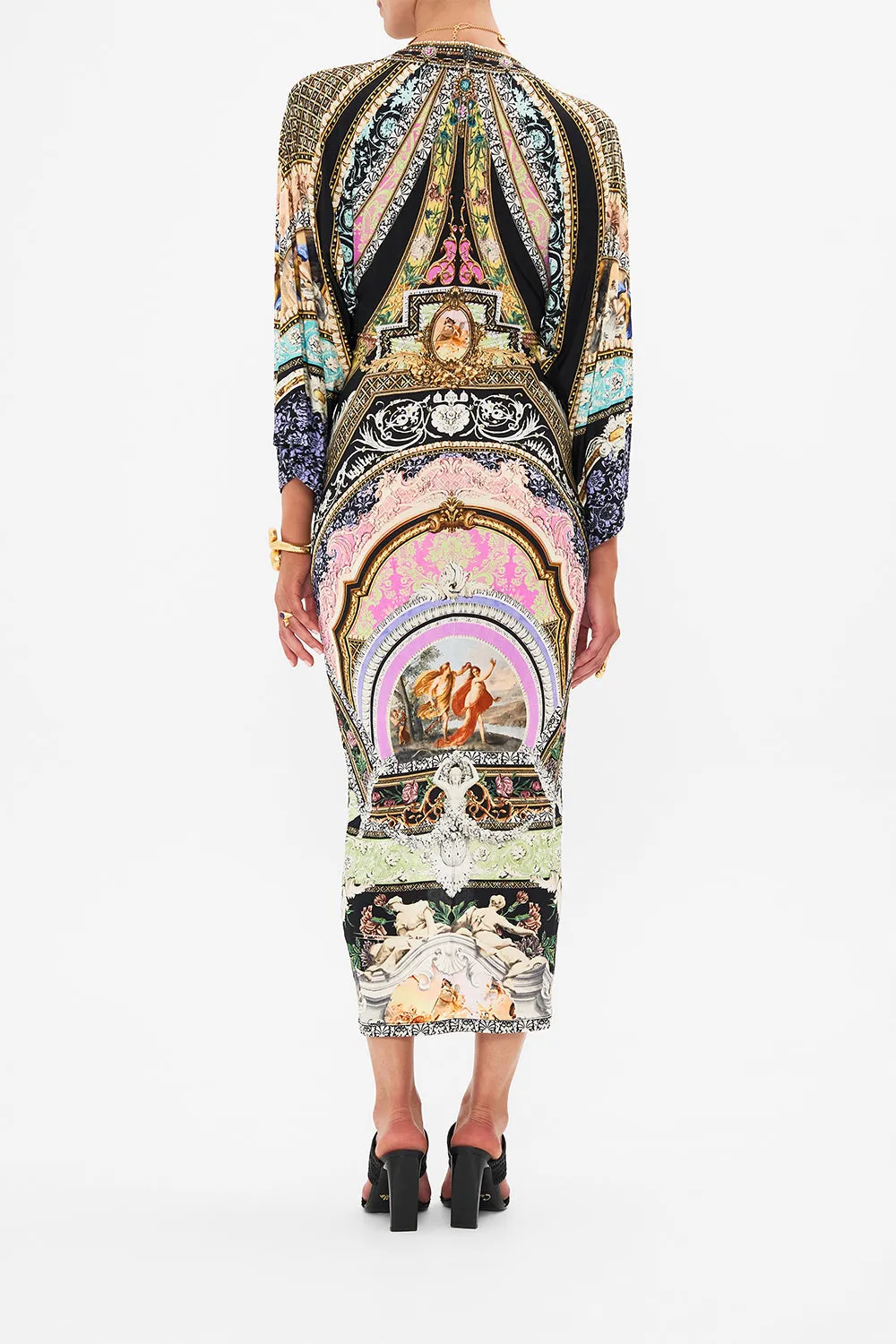 LONG SPLIT FRONT TWIST DRESS FLORENCE FIELD DAY sold by Camilla product image thumbnail 2