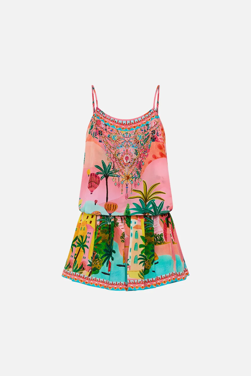 SHOESTRING STRAP PLAYSUIT SISTER SUNSET sold by Camilla product image thumbnail 3