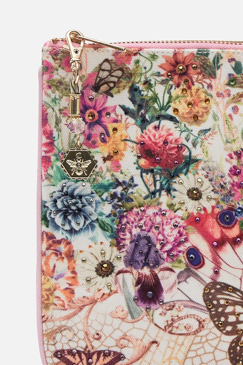 SMALL CANVAS CLUTCH QUEENS BEE HIVE sold by Camilla product image thumbnail 2