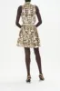 HIGH NECK SLEEVELESS MINI DRESS ROAD TO RICHESSE sold by Camilla