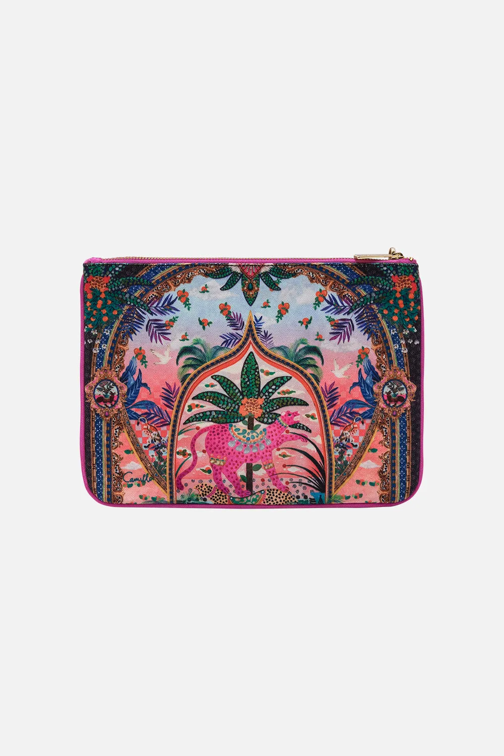 SMALL CANVAS CLUTCH ALESSANDROS ATLANTIS sold by Camilla product image thumbnail 2