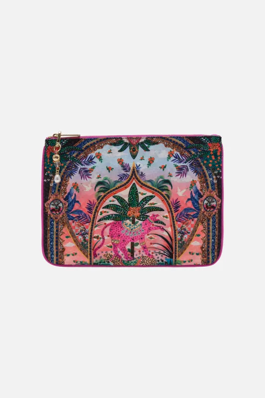 SMALL CANVAS CLUTCH ALESSANDROS ATLANTIS sold by Camilla