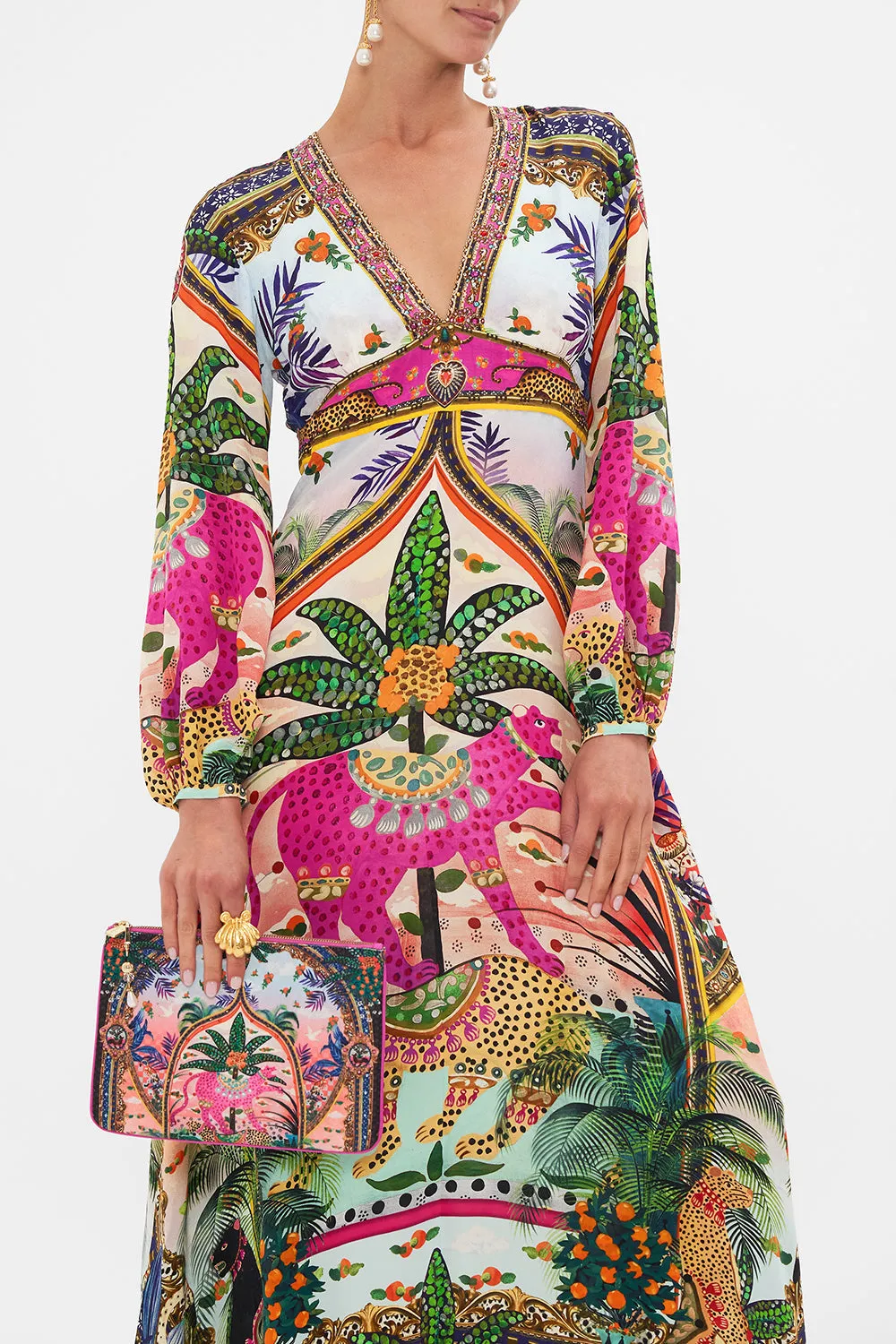 SMALL CANVAS CLUTCH ALESSANDROS ATLANTIS sold by Camilla product image thumbnail 5