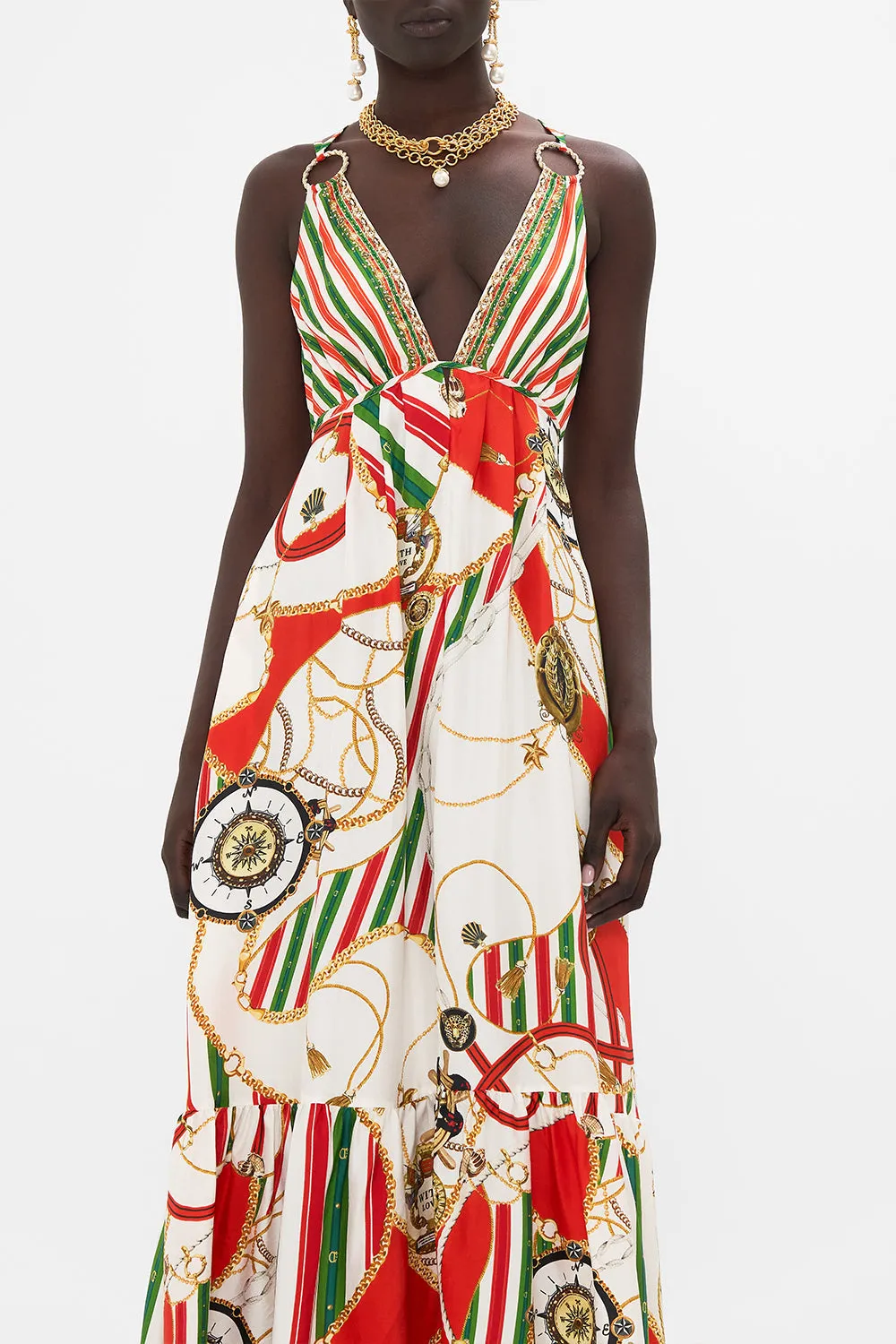 TIERED DRESS WITH HARDWARE SALUTI SUMMERTIME sold by Camilla product image thumbnail 5