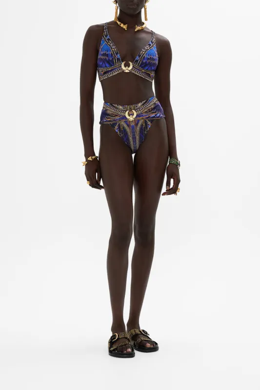 HIGH TRI BRA WITH PLEATS AND TRIM OTHER SIDE OF THE OASIS sold by Camilla