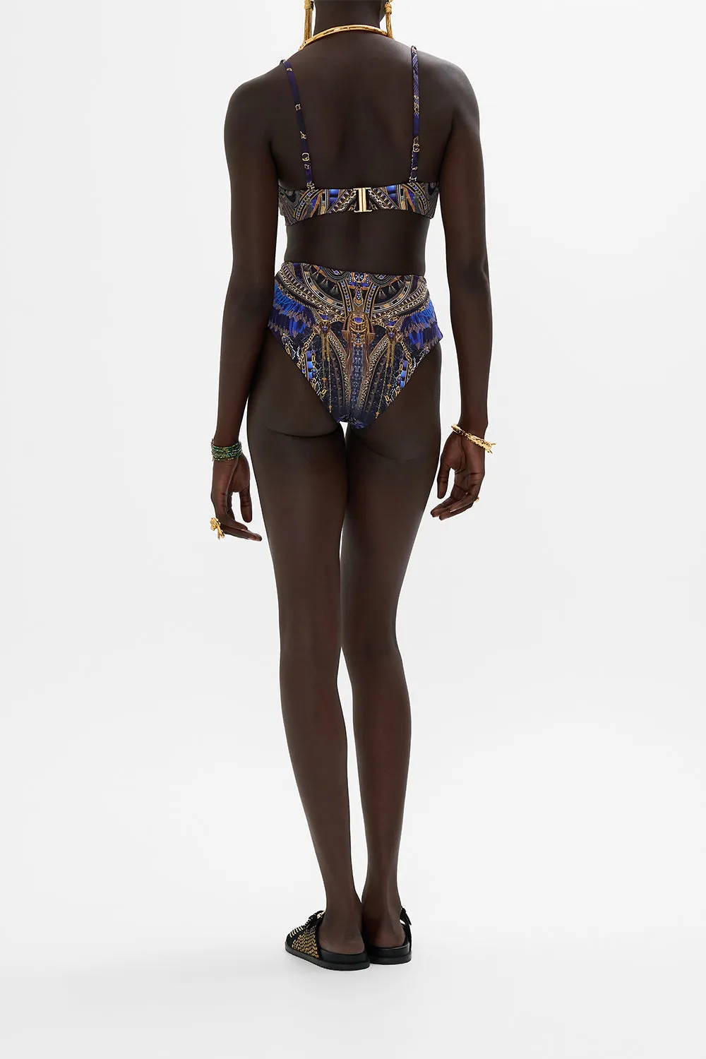 HIGH TRI BRA WITH PLEATS AND TRIM OTHER SIDE OF THE OASIS sold by Camilla product image thumbnail 2