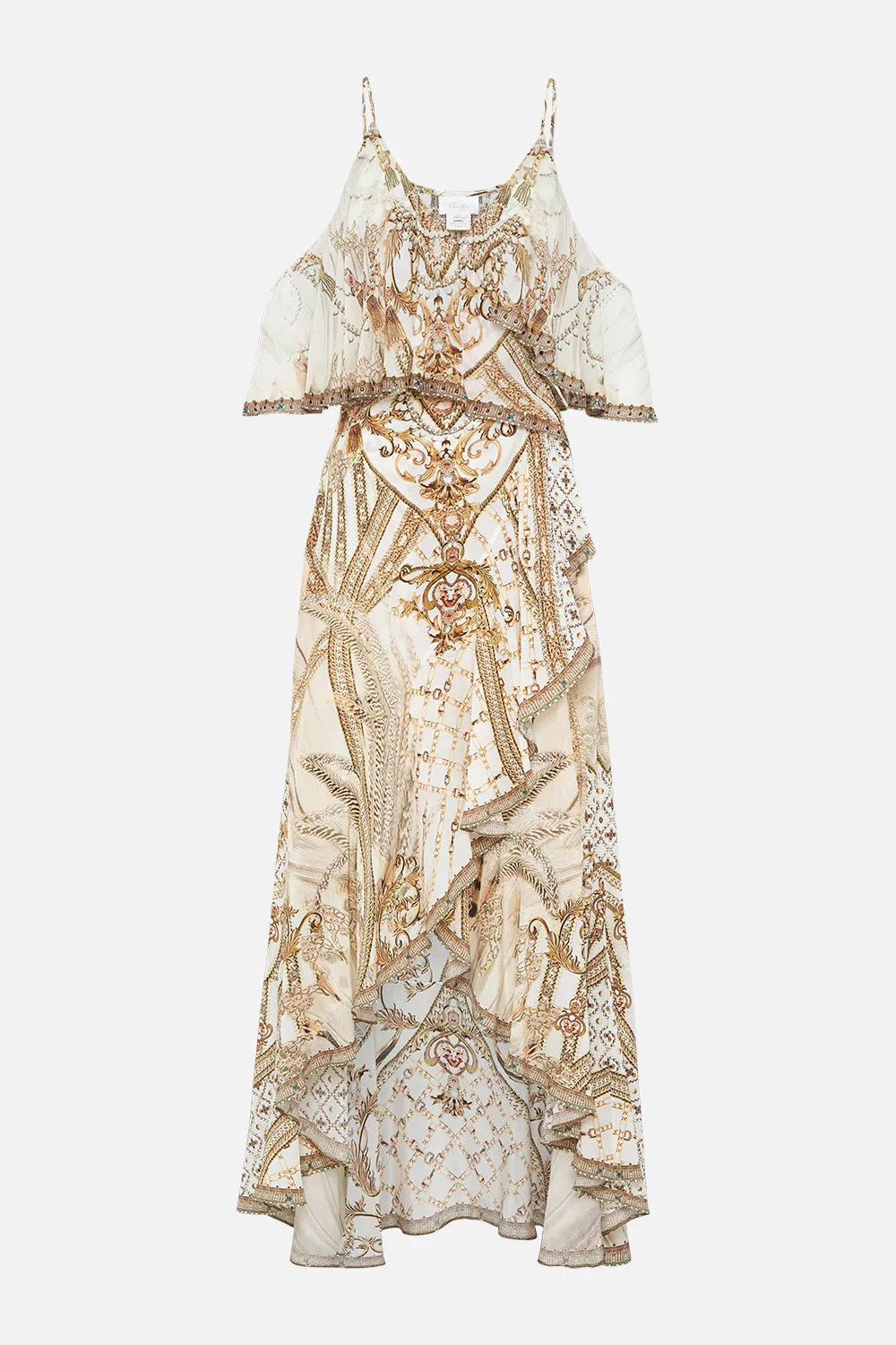 RUFFLE OVERLAYER WRAP DRESS SOAR LIKE AN EAGLE sold by Camilla product image thumbnail 3