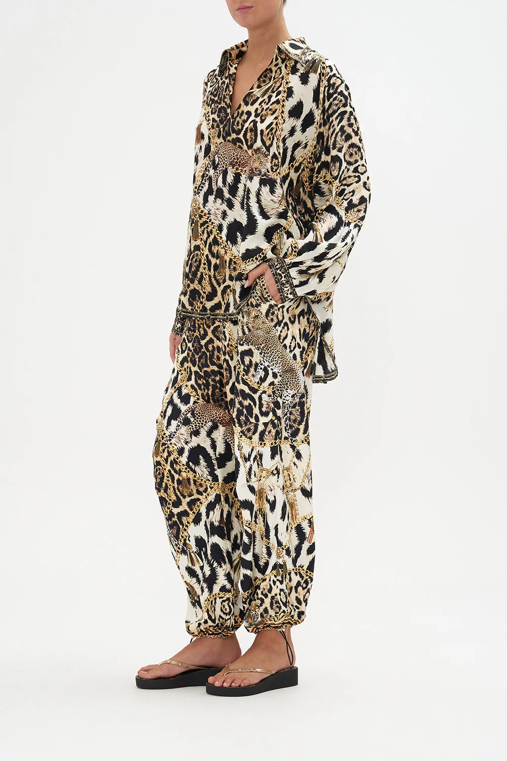 V-NECK BLOUSE WITH COLLAR ROLE CALL sold by Camilla product image thumbnail 4