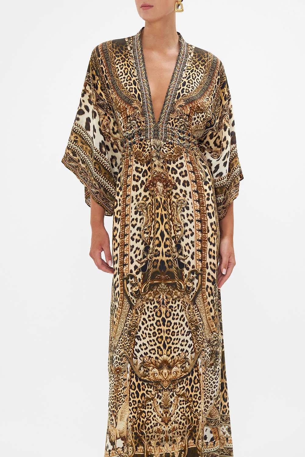 WAIST TIE LONG KAFTAN STANDING OVATION sold by Camilla product image thumbnail 4