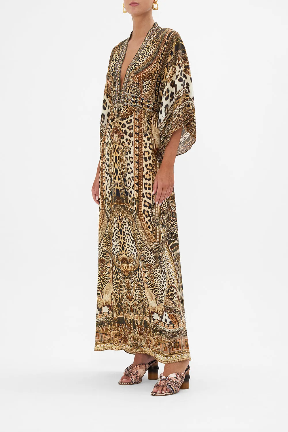 WAIST TIE LONG KAFTAN STANDING OVATION sold by Camilla product image thumbnail 5