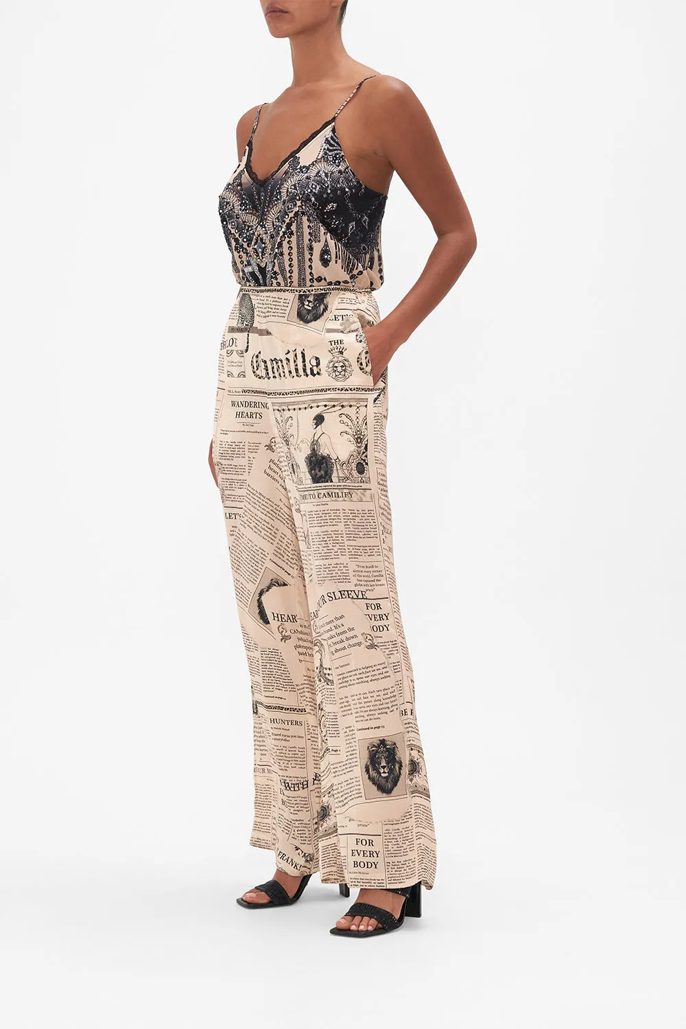 MINIMAL WIDE LEG PANT FAME FEVER sold by Camilla product image thumbnail 4