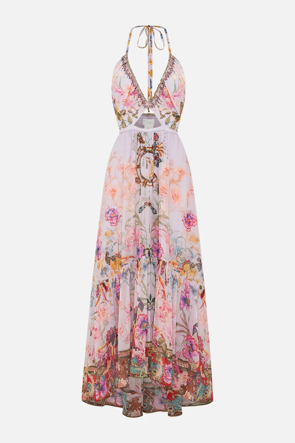 GATHERED V FRONT DRESS NATURES KALEIDOSCOPE sold by Camilla product image thumbnail 3