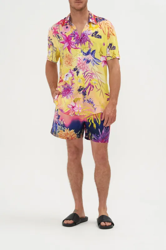 SHORT SLEEVE BUTTON THROUGH SHIRT HOW DOES YOUR GARDEN GROW sold by Camilla